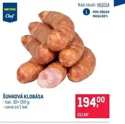 Makro Šunková klobása nabídka