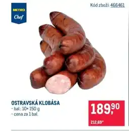 Makro Ostravská klobása nabídka