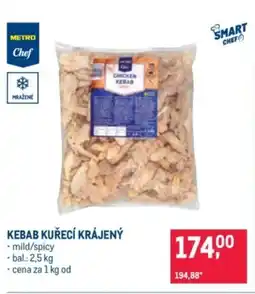 Makro Kebab kuřecí krájený nabídka