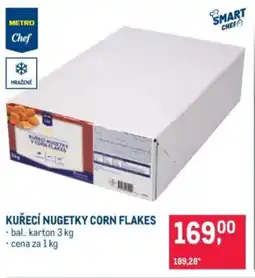 Makro Kuřecí nugetky corn flakes nabídka
