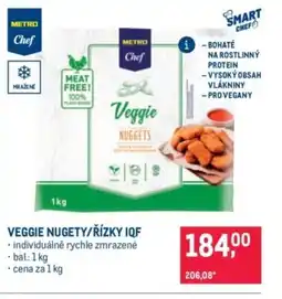 Makro Veggie nugety/řízky IQF nabídka