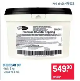 Makro Cheddar dip nabídka