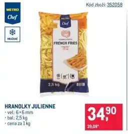 Makro Hranolky julienne nabídka
