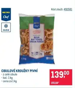 Makro Cibulové kroužky pivní nabídka