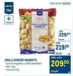 Makro Chilli cheese nuggets nabídka