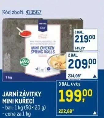 Makro Jarní zavitky mini kuřecí nabídka