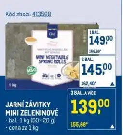 Makro Jarní závitky mini zeleninové nabídka
