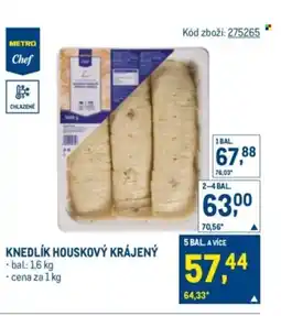 Makro Knedlík houskový krájený nabídka