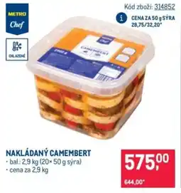 Makro Nakládaný camembert nabídka