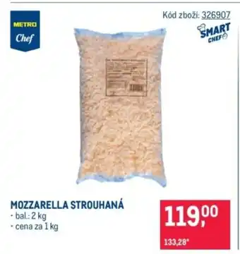 Makro Mozzarella strouhaná nabídka