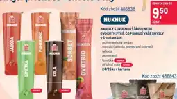 Makro Nanuky s ovocnoušťávou nebo ovocným pyré, co probudí vaše smysly nabídka