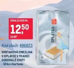 Makro Smetanová zmrzlina voplatce stradicí dokonalé chuti nabídka