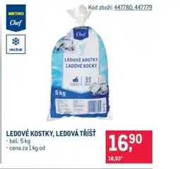 Makro Ledové kostky, ledová tříšť nabídka