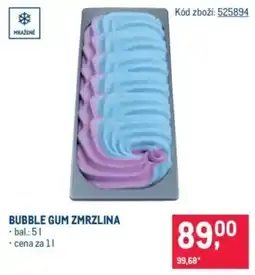 Makro Bubble gum zmrzlina nabídka