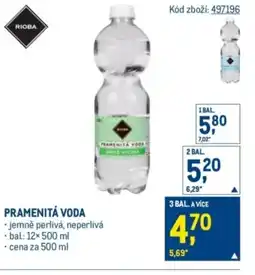 Makro Pramenitá voda nabídka