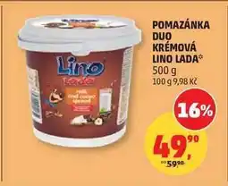 Penny Market POMAZÁNKA DUO KRÉMOVÁ LINO LADA nabídka