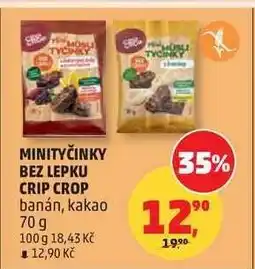 Penny Market MINITYČINKY BEZ LEPKU CRIP CROP nabídka