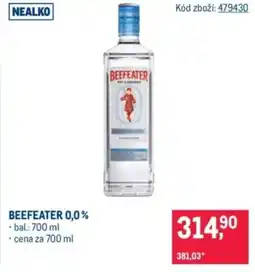 Makro Beefeater 0,0% nabídka