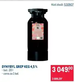 Makro Dynybyl Grep keg 4,5% nabídka