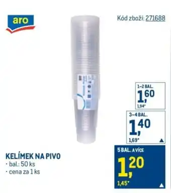 Makro Kelímek na pivo nabídka