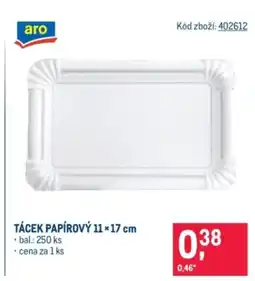 Makro Tácek papírový nabídka