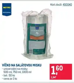 Makro Víčko na salátovou misku nabídka