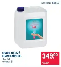 Makro Bezoplachový dezinfekční gel nabídka