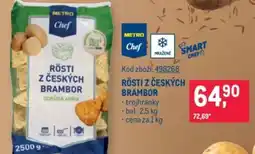 Makro Rösti z českých brambor nabídka