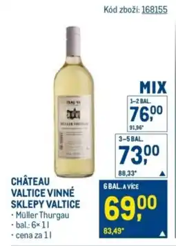 Makro Château Valtice vinné sklepy valtice nabídka