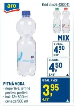 Makro Pitná voda nabídka