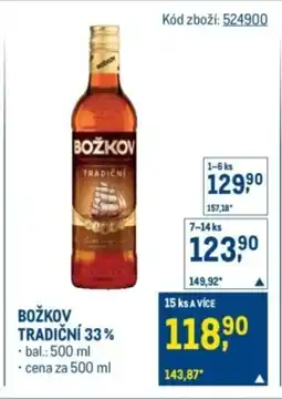 Makro Božkov Tradiční 33% nabídka