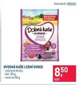 Makro BONAVITA Ovesná kaše lesní ovoce nabídka