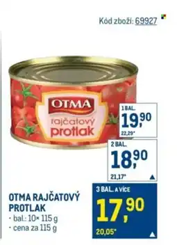 Makro Otma rajčatový protlak nabídka