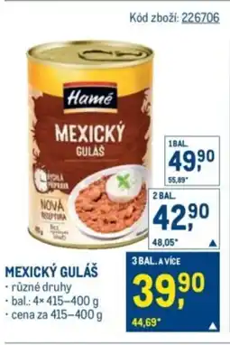 Makro Hamé Mexický guláš nabídka
