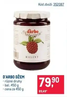 Makro D'Arbo džem nabídka