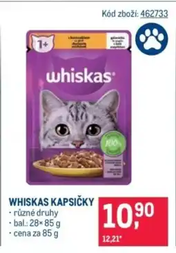 Makro Whiskas Kapsičky nabídka