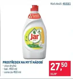 Makro JAR Prostředek na mytí nádobí nabídka