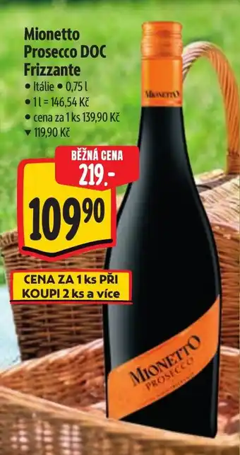 Albert Mionetto Prosecco DOC Frizzante nabídka