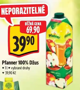 Albert Pfanner 100% Džus nabídka