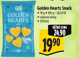 Albert Golden Hearts Snack nabídka
