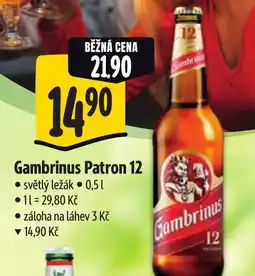 Albert Gambrinus Patron 12 nabídka