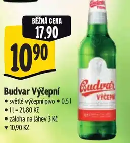 Albert Budvar Výčepní nabídka