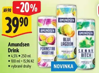 Albert Amundsen Drink nabídka