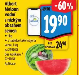Albert Albert Meloun vodní s nízkým obsahem semen nabídka