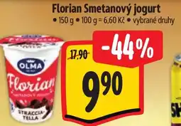Albert Olma Florian Smetanový jogurt nabídka
