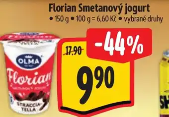 Albert Olma Florian Smetanový jogurt nabídka