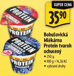 Albert Bohušovická Mlékárna Protein tvaroh ochucený nabídka