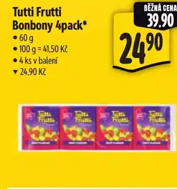 Albert Tutti Frutti Bonbony 4pack nabídka