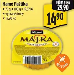 Albert Hamé Paštika nabídka