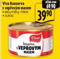 Albert Viva Konzerva s vepřovým masem nabídka
